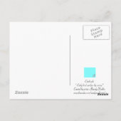 「早鳥が虫を捕まえる」葉書 ポストカード (裏面)