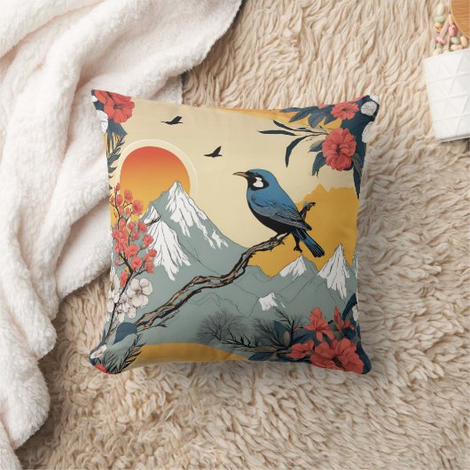 早鳥 クッション (ブランケット)