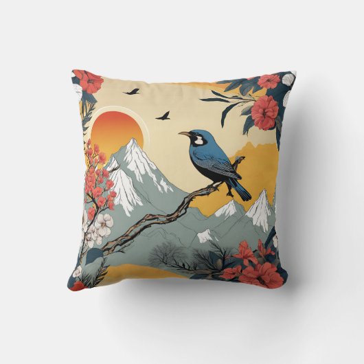 早鳥 クッション (裏面)