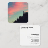 早鳥 スクエア名刺 (正面/裏面)