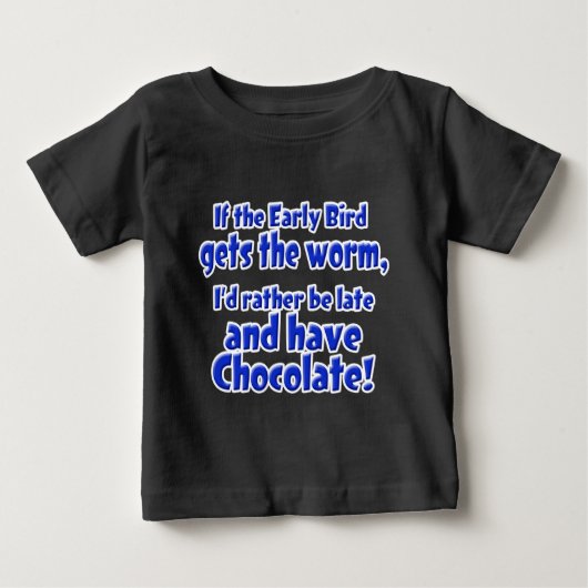 早鳥 ベビーTシャツ (正面)