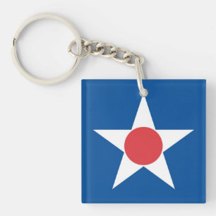 旭川市国旗と北海道日本シンブ キーホルダー