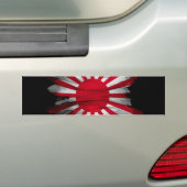 旭日国旗、国旗 バンパーステッカー (車上)