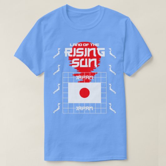旭日国 Tシャツ (デザイン正面)