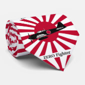 旭日旗と零戦 ネクタイ (ロール)