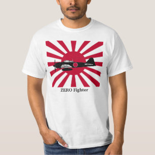 旭日旗と零戦 Tシャツ