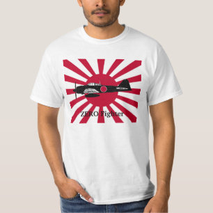 旭日旗と零戦 Tシャツ