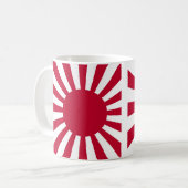 旭日旗 逆向きバージョン コーヒーマグカップ (正面左)