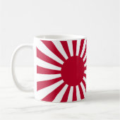 旭日旗 逆向きバージョン コーヒーマグカップ (左)