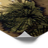 旭日松鶴図, 若冲 Cranes & Morning sun, Jakuchū ポスター (角)