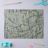 昆布の魚群 薄葉紙 (クラフト)