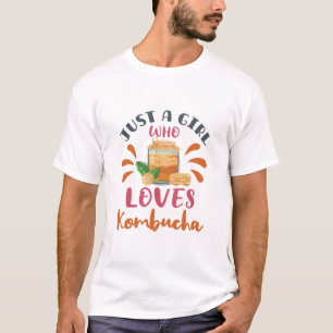 昆布茶が好きな少女 Tシャツ