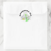 昆布茶 – 原材料カスタム一覧シール ラウンドシール (バッグ)