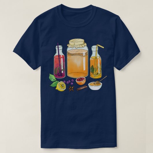 昆布茶 Tシャツ (デザイン正面)