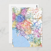 昆明中国シティマップ ポストカード (正面/裏面)