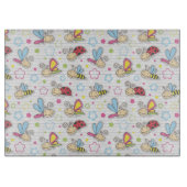 昆虫が付いているパターン カッティングボード (正面)