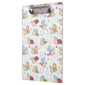 昆虫が付いているパターン クリップボード (左)