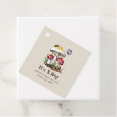 昆虫きのこウッドランド自然赤ちゃんシャワー フェイバータグ (インサイチュ)