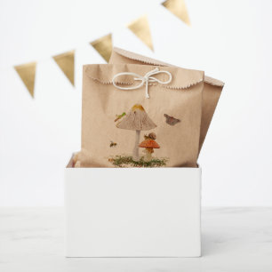 昆虫きのこウッドランド自然赤ちゃんシャワー フェイバーバッグ