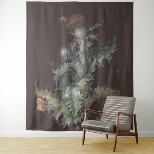 昆虫とアザミ1755ヨハンC.ディエッシュ タペストリー (インサイチュ)