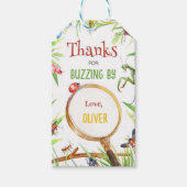 昆虫のバグ誕生日サンキューユキュラベル ギフトタグ (正面)