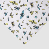 昆虫のパターン |白 薄葉紙 (詳細)