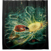 昆虫のモデル：レディバグライフ01-03 シャワーカーテン (正面)