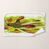 昆虫のモデル：レディバグライフ01-04 バスタオルセット (ハンドタオル)