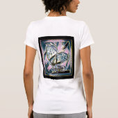 昆虫のモデル:美しい蝶01-03 Tシャツ (裏面)