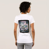 昆虫のモデル:美しい蝶01-03 Tシャツ (裏面フル)