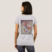 昆虫のモデル:美しい蝶10-02 Tシャツ (裏面フル)