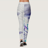 昆虫のモデル：美しい蝶11-02 レギンス (裏面)