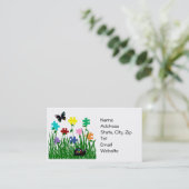 昆虫の名刺が付いているパズルの庭 名刺 (スタンド正面)