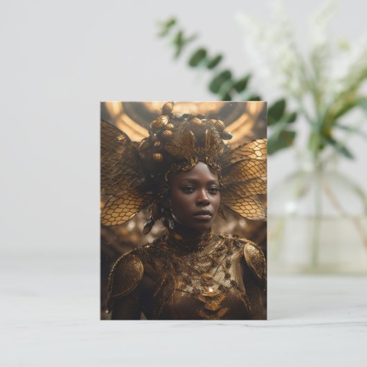 昆虫の女神 ポストカード (スタンド正面)