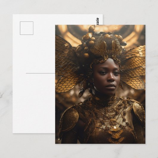 昆虫の女神 ポストカード (正面/裏面)