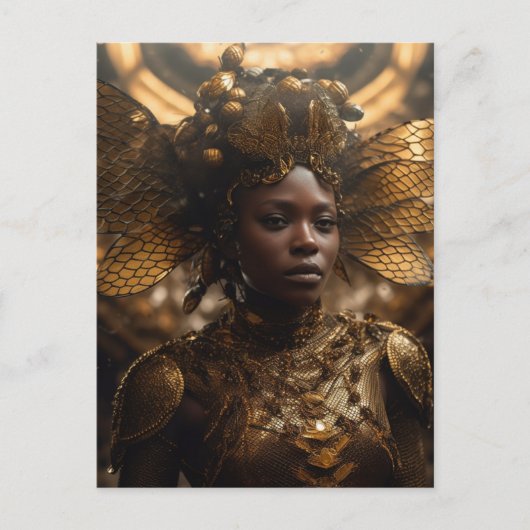 昆虫の女神 ポストカード (正面)