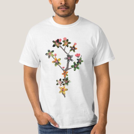 昆虫の枝 Tシャツ (正面)