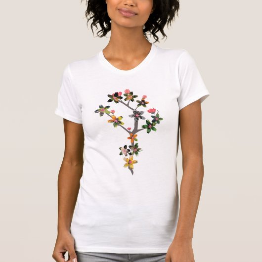 昆虫の枝 Tシャツ (正面)
