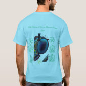 昆虫の目で自然を美しいすること Tシャツ (裏面)