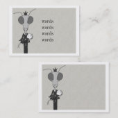 「昆虫の神"のぽっちゃりした名刺へのオード 名刺 (正面/裏面)