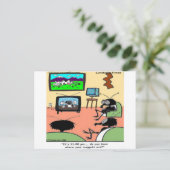 昆虫の親のおもしろい漫画 ポストカード (スタンド正面)