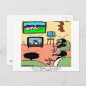 昆虫の親のおもしろい漫画 ポストカード (正面/裏面)