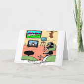 昆虫の親のおもしろい漫画 案内状 (正面)