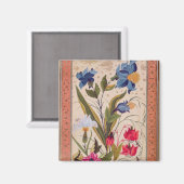 昆虫を持つ外来花 マグネット (正面/裏面)