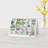 昆虫アルファベット カード (黄色い花)