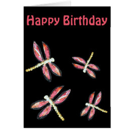 昆虫アート踊りピンクトンボ