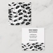 昆虫クモ虫防除駆除剤テンプレート スクエア名刺 (正面/裏面)