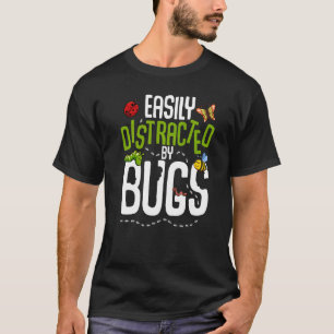 昆虫タイプ生物虫科学自然捕獲 Tシャツ