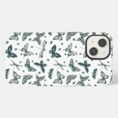 昆虫デザイン電話箱 iPhoneケース (裏面横)