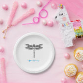 昆虫トンボ苦痛性ファッションスタイルムービーLO ペーパープレート (パーティー)